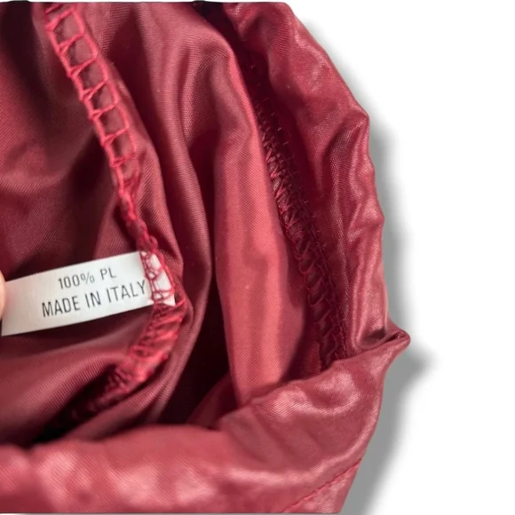 Men's FERRAGAMO Groove 2 Black and Maroon Gancini Pool Slide Sandals - Picture 6 of 10